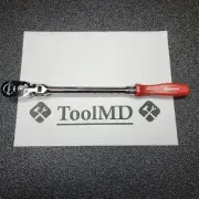 Snap-on Tools USA NEW PEARL RED 3/8" Drive Long Flex Head Ratchet FHLFD80A