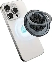RUNGOS Magnetic Suction Cup Phone Mount for Magsafe [360°Rotatable Ring Stand] [Powerful N54 Magnet] [7 Upgraded Strong Suction Cups] Silicone Suction Phone Case Mount, Grip Holder for Selfies, Videos