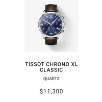 在飛比找蝦皮購物優惠-天梭TISSOT手錶9成新