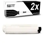2x Eurotone Toner Black for OKI C-822-CDTN C-822-DN C-822-N