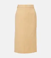 [Tod's] Tod's Virgin wool pencil skirt AU 14 beige