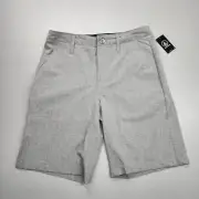 Volcom Kerosene Hybrid Shorts Stretch Grey Surf & Turf A32116V3 Mens Size 30