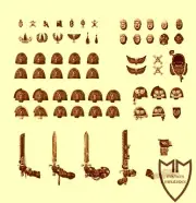 Blood Angels Upgrades, Sprue, Primaris - Warhammer 40k, Space Marines NOS