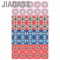 在飛比找蝦皮商城優惠-Jiadass 10 件防水磁磚貼紙自黏廚房浴室牆壁地板裝飾