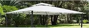 Top Gazebo Cover Replacement 3 x 3 m Beige with Airvent to Fix to Edges Only