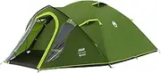 [Coleman] Tent Darwin 2-4 Person | Compact Lightweight Dome Tent | Models with Darkened Bedroom | Camping, Festival and Hiking Tent | 4500mm Waterproof | with Sewn-in Groundsheet