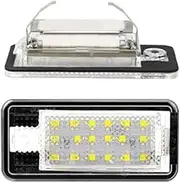 Wivplex 2pcs Number Plate Light, for, A3 A4 S4 RS4 B6 B7 A6 RS6 S6 C6 S5 Q7 A8 S8 Avant For Canbus Error Free License Plate Lamp Car Number Plate Light