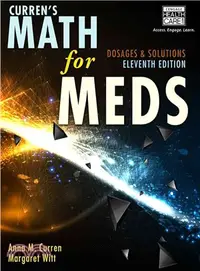 在飛比找三民網路書店優惠-Curren's Math for Meds ― Dosag