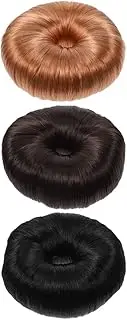 Hair Chignon Wig Hair Ring Synthetic Hair Bun Rope Ponytail Chignon Hair Bun Extension for Women