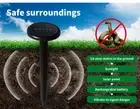 Snake Repeller Rat Mouse Trap Pest Ultrasonic Solar Powered Repellent Rodent NEW