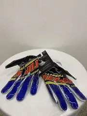 UA UNDER ARMOUR BLUR LIMITED EDITION RECEIVER FOOTBALL GLOVES, 1360947-100 2XL