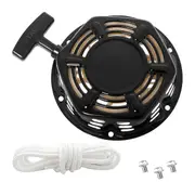 for 212cc 196cc 224cc Pull Start Assembly 3500w 4000w 4500w Generator Parts with Pull Cord Rope Black