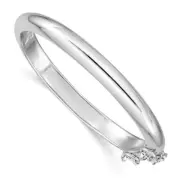 925 Sterling Silver 5mm Bangle Bracelet
