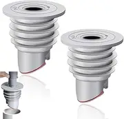 NHQZ 2 Pieces 35-40 mm Washing Machine Drain Adapter Washing Machine Drain Hose Seal Washing Machine Pipe Seal Pipe Connector Duct Hose for Washing Machine, Sink, Mop Pool Drains, a, A