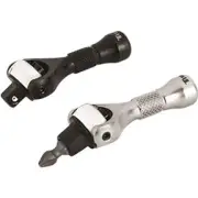 2 pc. 1/4 in. Drive Nano Ratchet and Ratcheting Bit Driver Set 11332 TITAN 11332