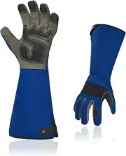 Vgo... Men'S Safety Work Gloves,Gardening,Long Cuff Rose Pruning Thorn Proof ...