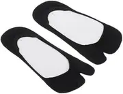 [Dickly] 4x Women's Toe Invisible Low Cut Tabi Socks for Flop -,
