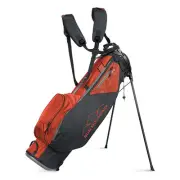 Sun Mountain 2022 2.5+ Double Strap 14-Way Golf Stand Bag, Gunmetal/Inferno