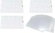 Baxnore 23 PCS Cutting Sheets Mat Set, Polyester Template Sheets with Cutting Mat, Washable Stencil Sheets, Flexible Cutting Sheets for Silk Screening Painting