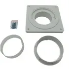 Simplified Installation Dryer Vent Connector Set with Secure Fit Design