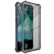 Imak Airbag Drop-proof Case For Nokia G11/g21, Anti-scratch Wear-resistant Transparent Soft Tpu Phone Cover With Screen Film Transparent Black