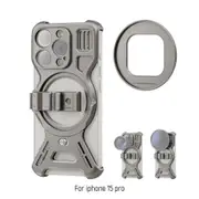 Litearmor Metal Case for Iphone 15 Pro/pro Max 67mm Filter Adapter & Magsafe Charger Compatible