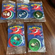 NIP SLAMTEK Peanuts Pogs Slammers Milkcaps Snoopy Charlie Brown