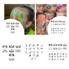Face Paint Stencils Face Drawing Multiple Pattern Carnival Face Stencils for