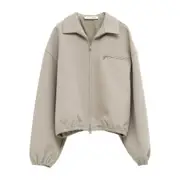 [Fear Of God Essentials] Fear Of God Essentials Zip-up Collared Jacket S GREY