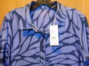 Vineyard Vines Deep Bay Marlin Blue Sankaty Margo Dress Size L NEW $148