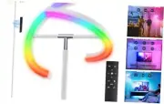 White RGBCW Floor Lamp, Bright Color Changing RGB Standing Lamp, White with RGB