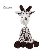 Petsboro Bite Buddy Donkey Chew Toy Plush Squeaky Dog Toy Aggressive Chewers Interactive Stuffed Animal Teething Toy for Small Medium Dogs