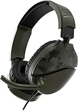 Turtle Beach Recon 70 Green Camo Gaming Headset for Xbox Series X, Xbox Series S, & Xbox One, PlayStation 5, PS4, Nintendo Switch, Mobile, & PC with 3.5mm Connection