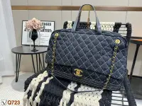 在飛比找Yahoo!奇摩拍賣優惠-【二手包包】Chanel 香奈兒丹寧旅行包機場包上街超炸 真