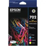 Epson 702 4 colours Ink Cartridge Value Pack WF-3720 WF-3725 T344692