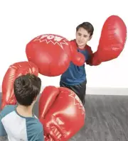 PAIR of JUMBO Inflatable Boxing Gloves Big Boppers !! NEW IN THE BOX !!
