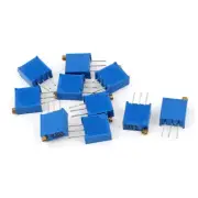 10Pcs 1K Ohm 25 Turns Adjustable Cermet Potentiometer 2.54mm Pitch