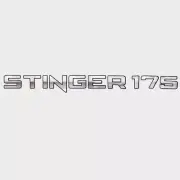 Lowe Boat Decal 2240089 | Stinger 175 Purple-Gray Black 28 1/2 Inch