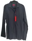 HUGO Men's Ejinar extra slim fit shirt in navy Size 16.5/42