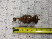 Wood finials for 1 3/8" Rods. Walnut Color. (Free shipping on orders $25+)