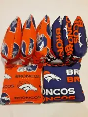 8 Cornhole Bag Set Corn Hole Denver Broncos