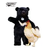 在飛比找蝦皮商城優惠-Hansa X 台灣黑熊保育協會-南安小熊妹仔與熊麻雞公益玩