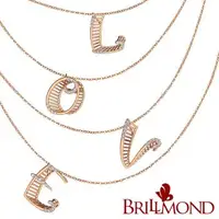 在飛比找森森購物網優惠-【BRILLMOND JEWELRY】18K玫瑰金 5-8分