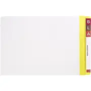 NEW Avery 42440 Lateral File With Yellow Tab Mylar Foolscap White Box 100