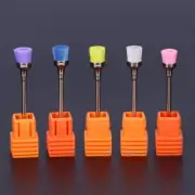 5pcs Nail Polish Grind Drill Clean Brush Head For Electric Nail Drill Machin WPD