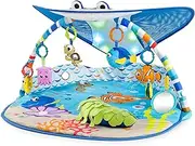 Bright Starts Disney Baby Finding Nemo Mr. Ray Ocean Lights & Music Gym, Ages Newborn +