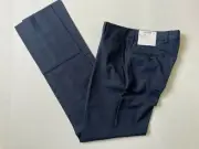 KENNETH COLE REACTION SLIM PANTS TROUSERS FLAT FRONT MENS SIZE 31 X 35 BLUE NEW