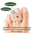 Breathable Toes Straightener Pad Splint Hammer Toe Corrector Set HOT