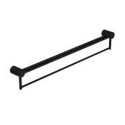 Nero Mecca Care 32mm Grab Rail With Towel Holder 900mm Matte Black NRCR3230BMB