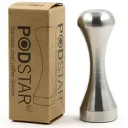 Pod Star Solid Stainless Steel Coffee Tamper